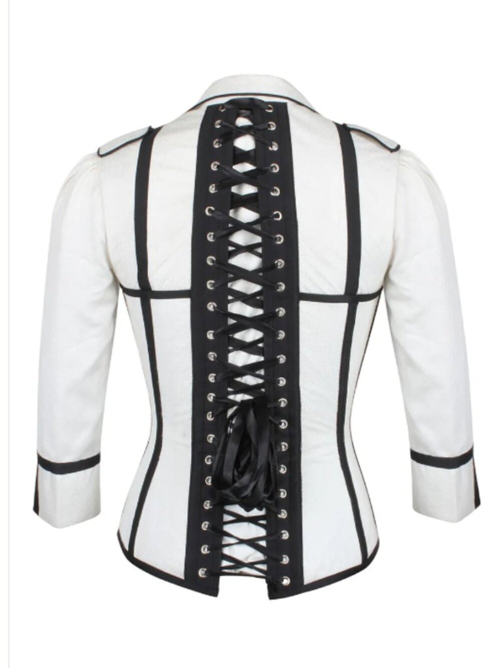 Steampunk Double Breasted Corset Jacket (32) - Picture 7 of 7